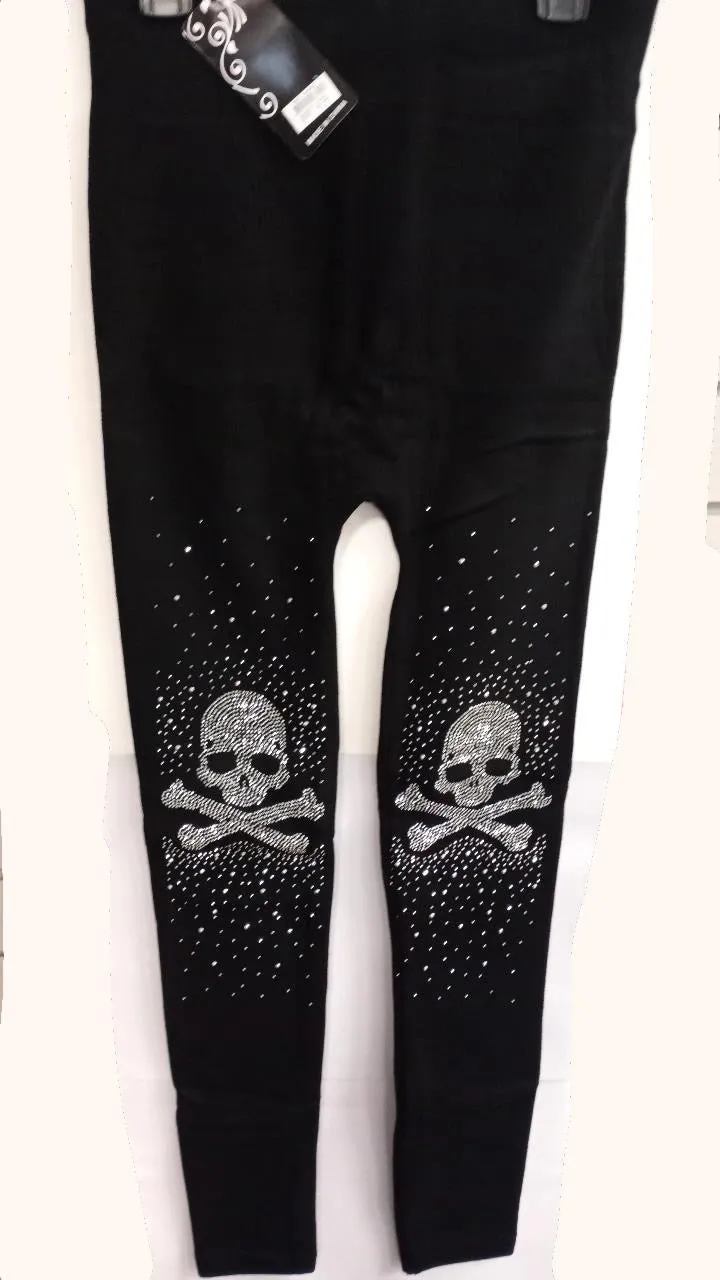 Lined Rhinestone Leggings