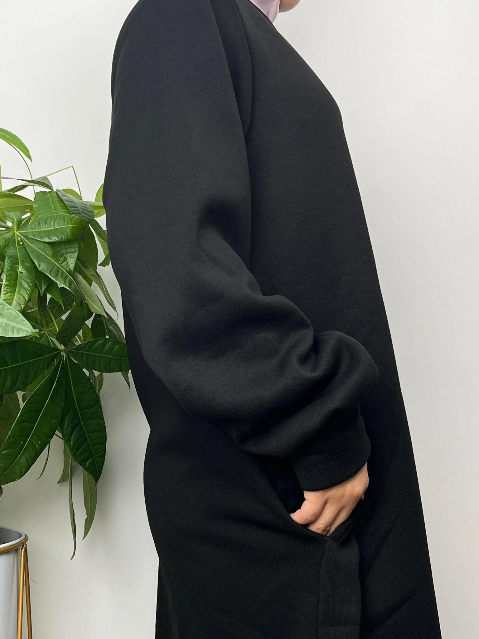 MA012 Thermal Oversize Sweatshirt With Pockets