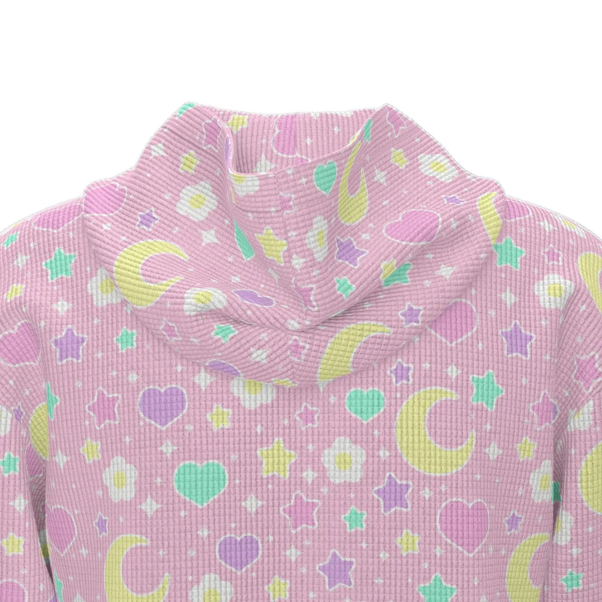 Magical Spring All-Over Print Unisex Zip Hoodie Sweatshirt (Pink)