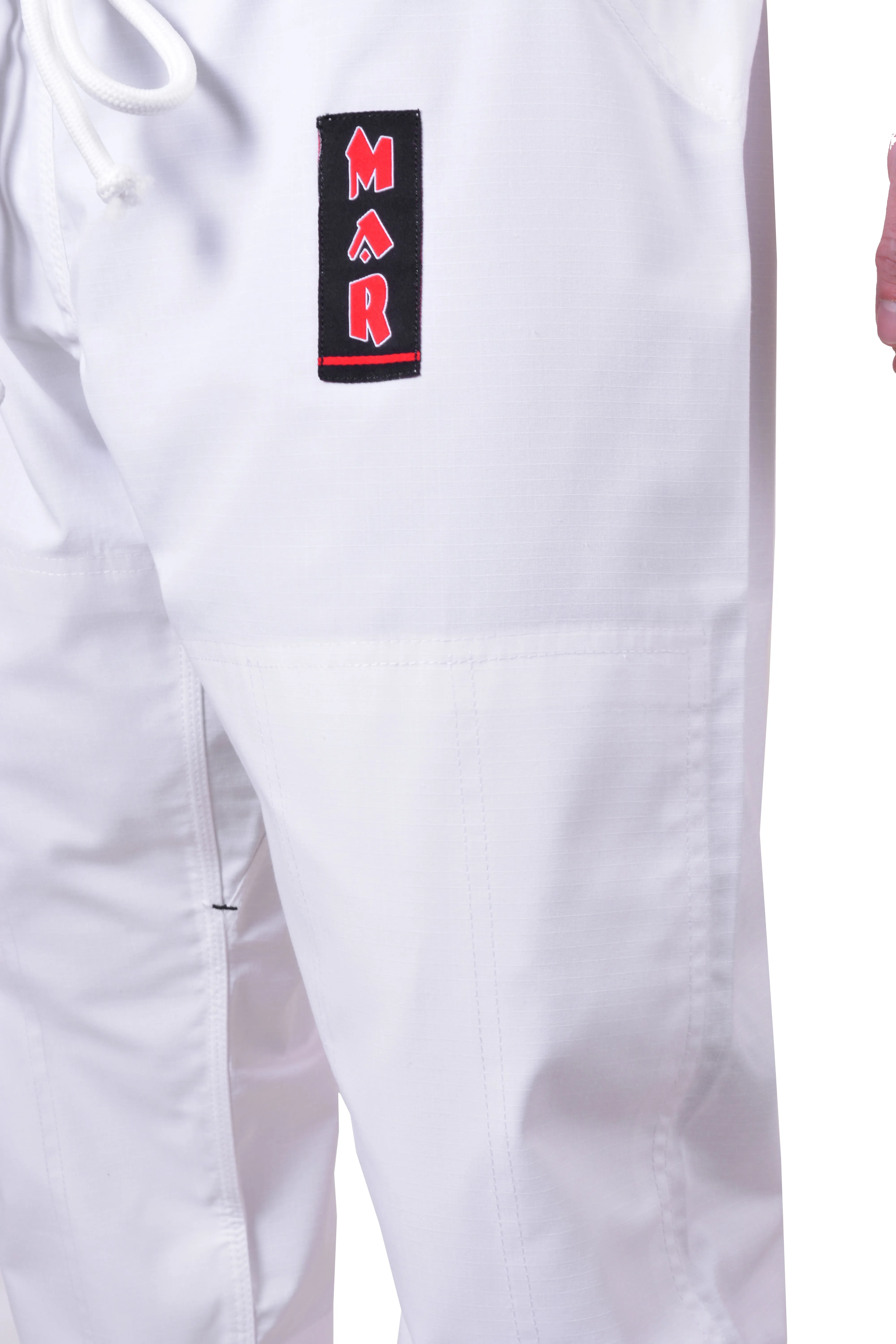 MAR-031D | White BJJ Trousers