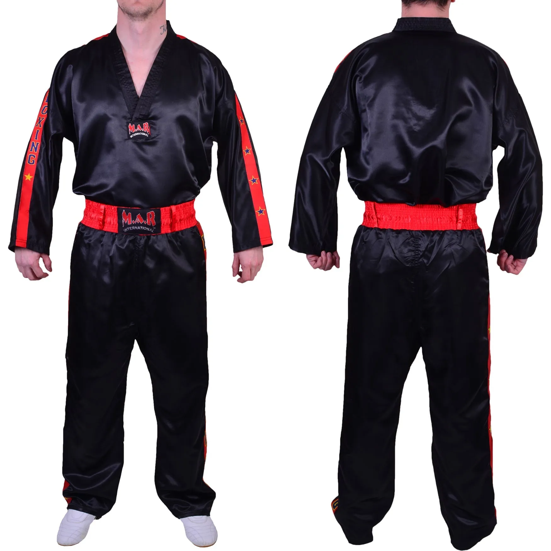 MAR-056 | Black Kickboxing Training & Competition Uniform