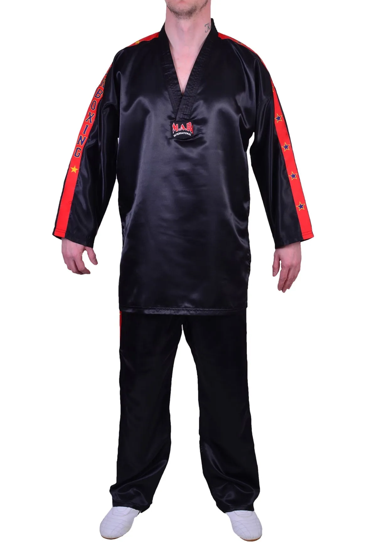 MAR-056 | Black Kickboxing Training & Competition Uniform