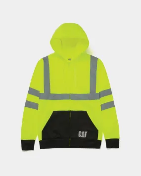 MEN'S HI-VIS FULL ZIP COLORBLOCK HOODIE