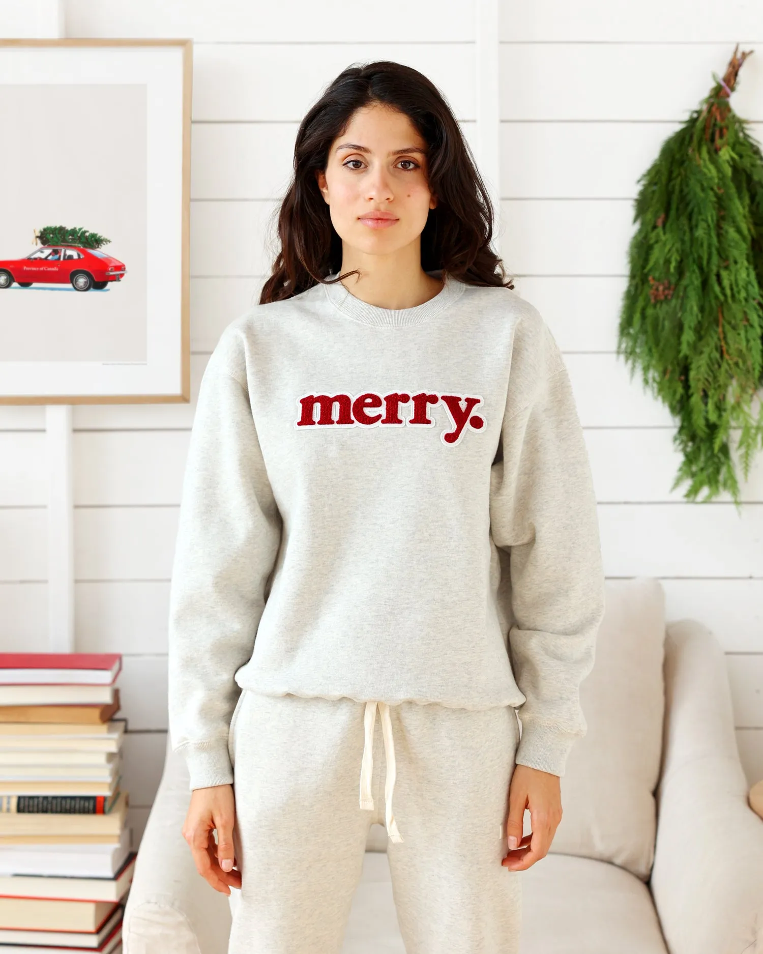 Merry Sweatshirt Eggshell - Unisex