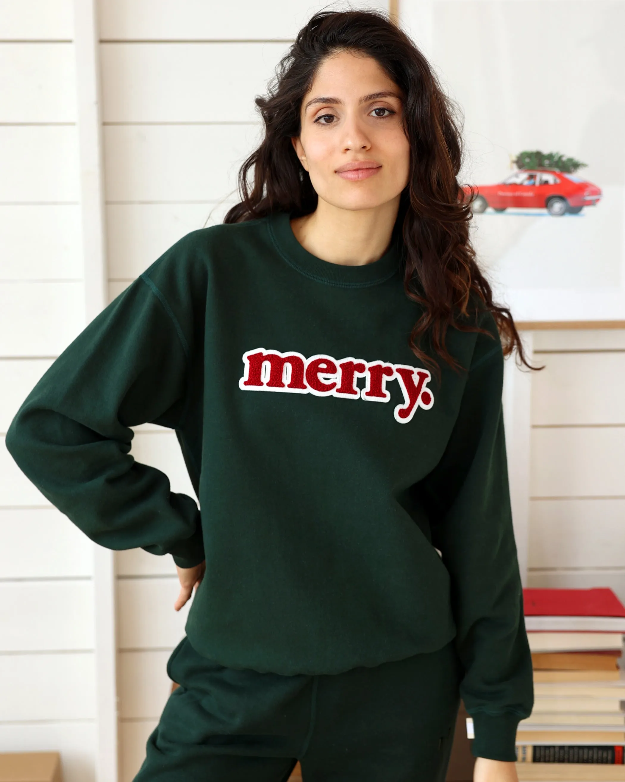 Merry Sweatshirt Forest - Unisex