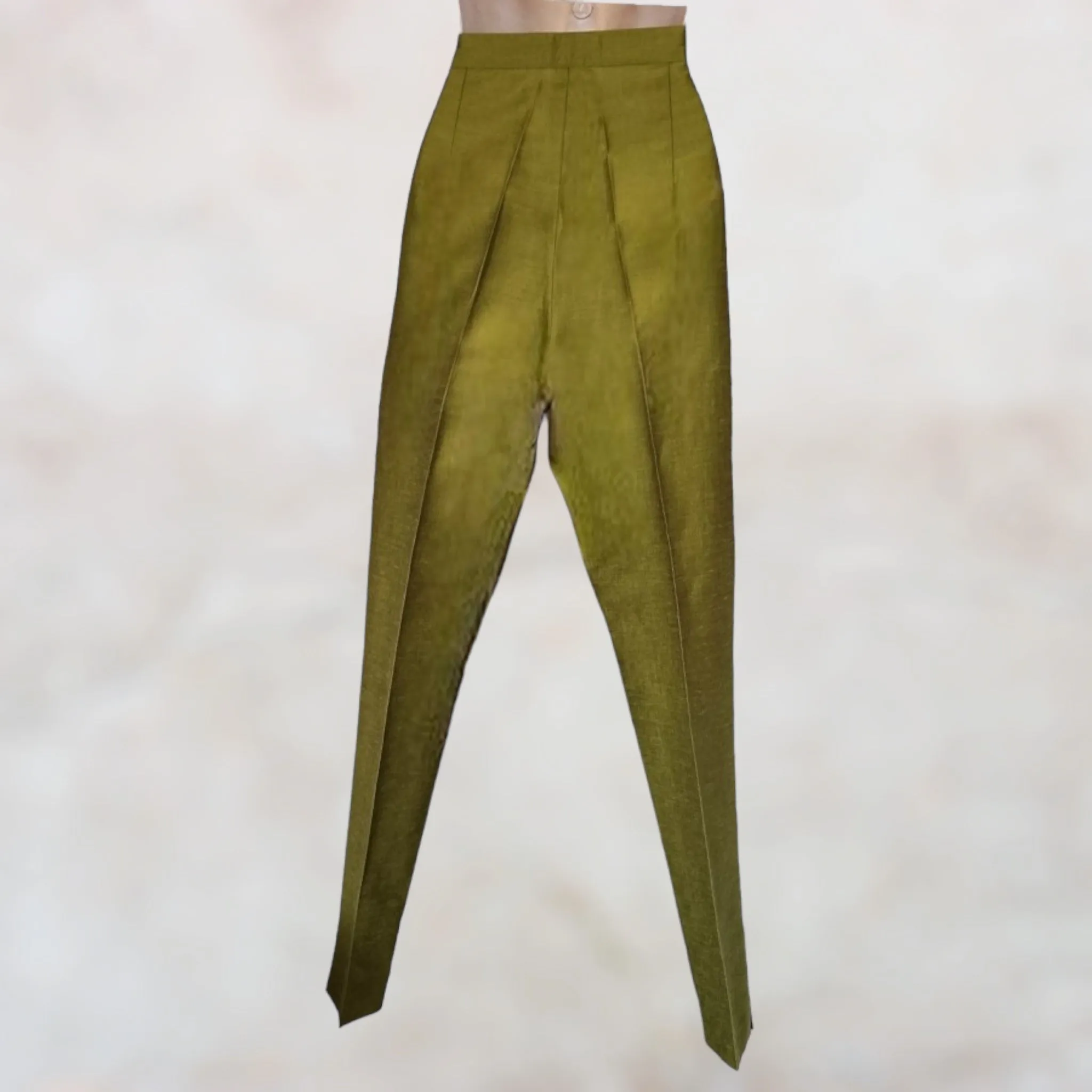 Monsoon Olive Green Women’s  Slim Fit Trousers. UK 12 US 8 EU 40