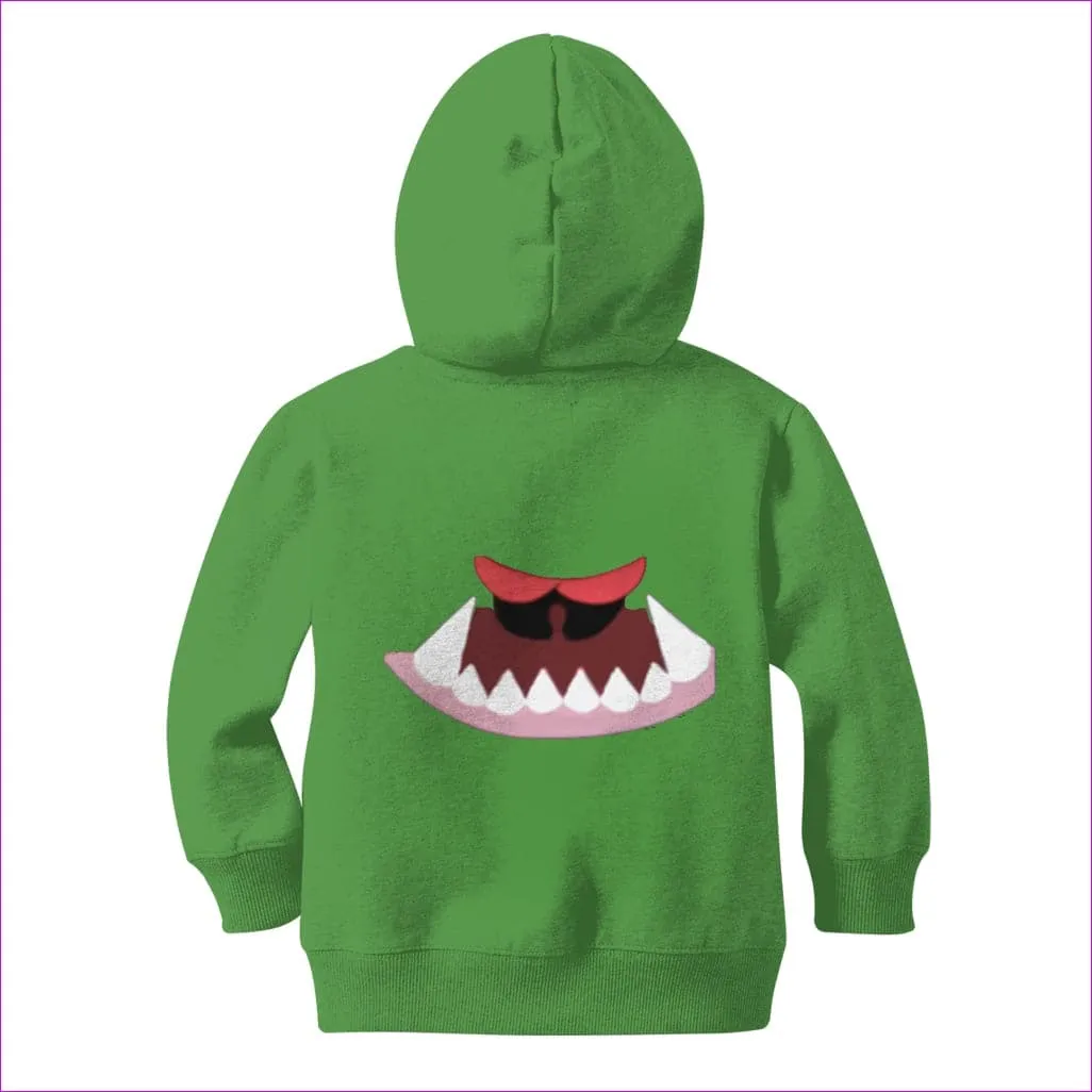 Monster Mouth Monster Kids Classic Zip Hoodie