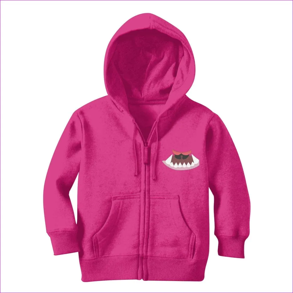 Monster Mouth Monster Kids Classic Zip Hoodie