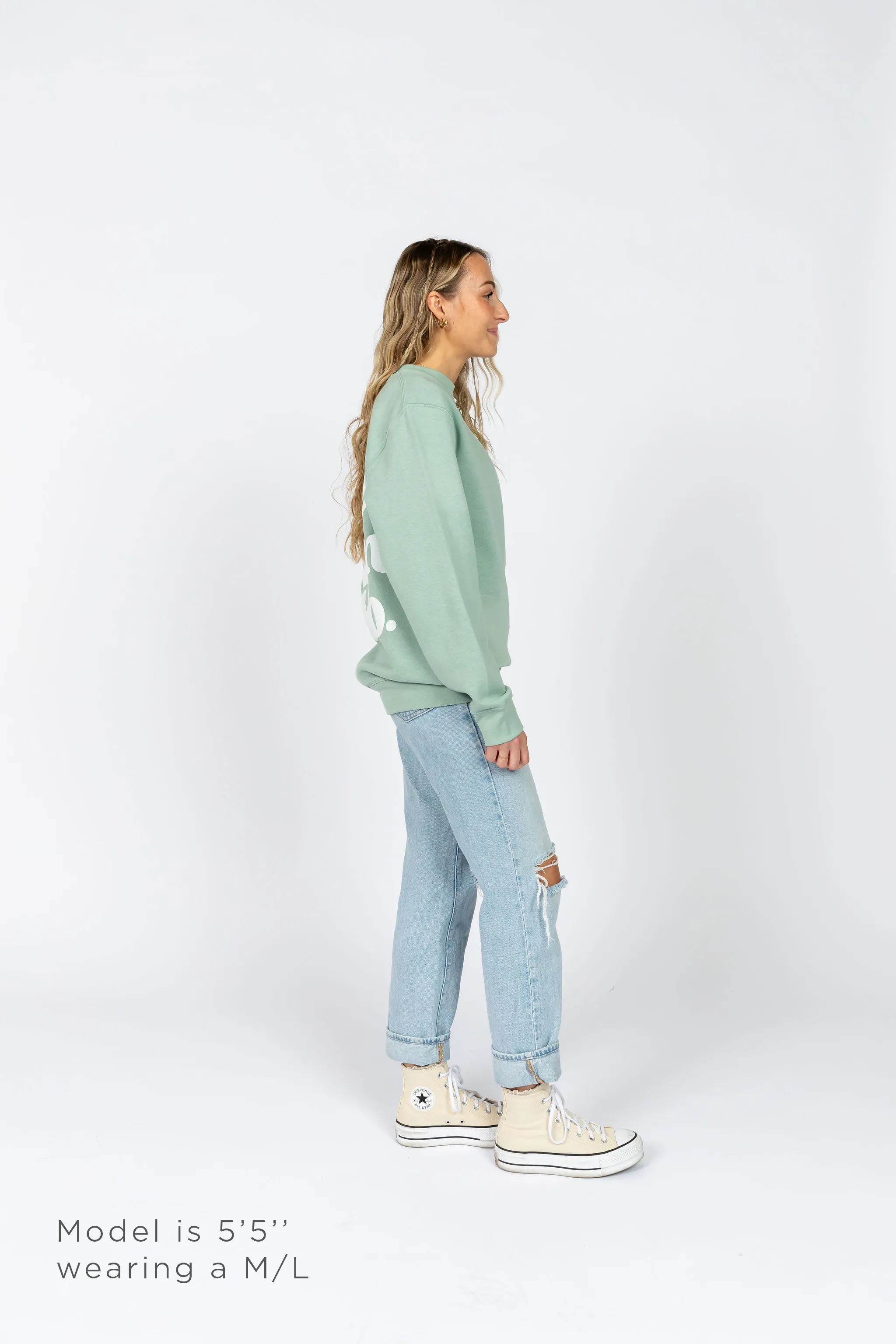 Nice Mom Crew | Seafoam