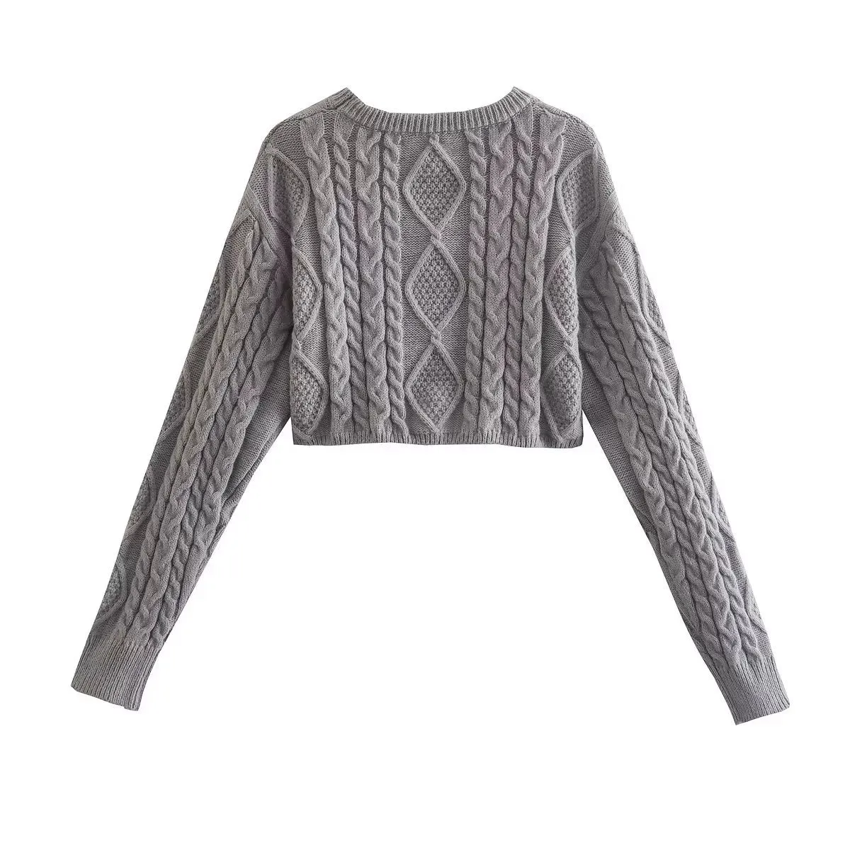 Nisan Knitted Crop Sweater