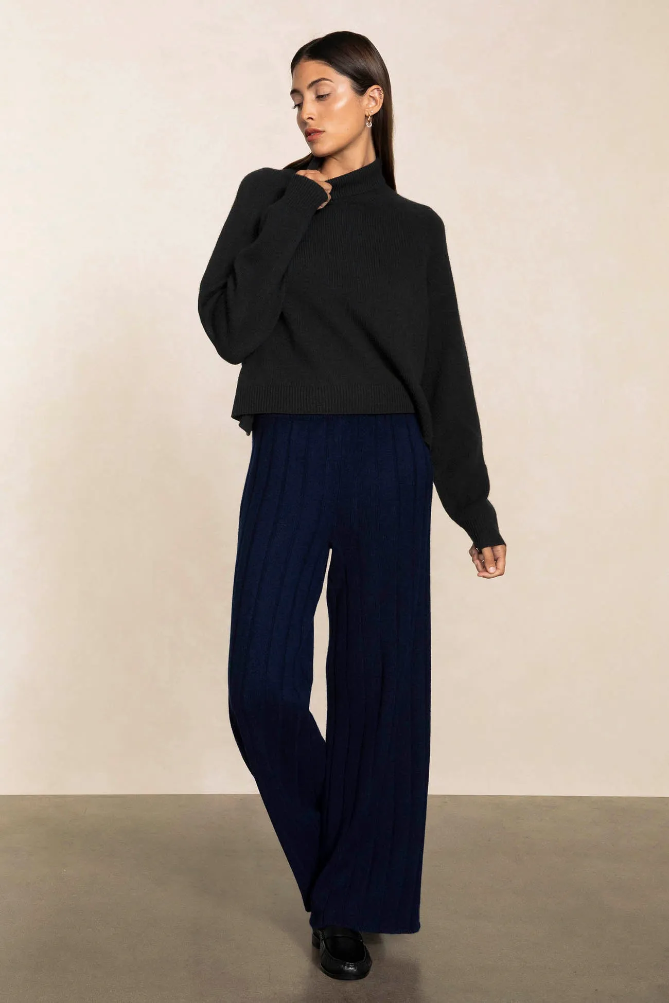 NOELLE TURTLENECK CASHMERE SWEATER