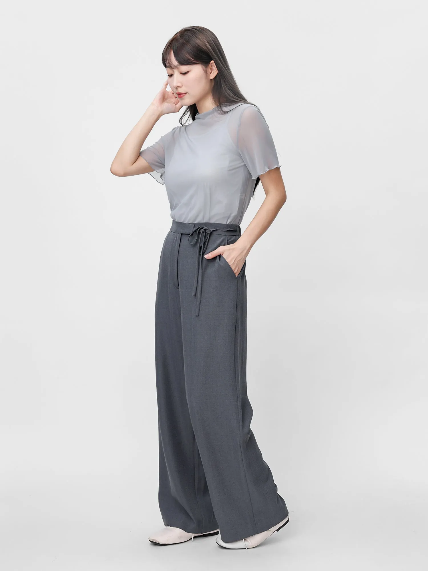 Oceane Side Tie Trousers