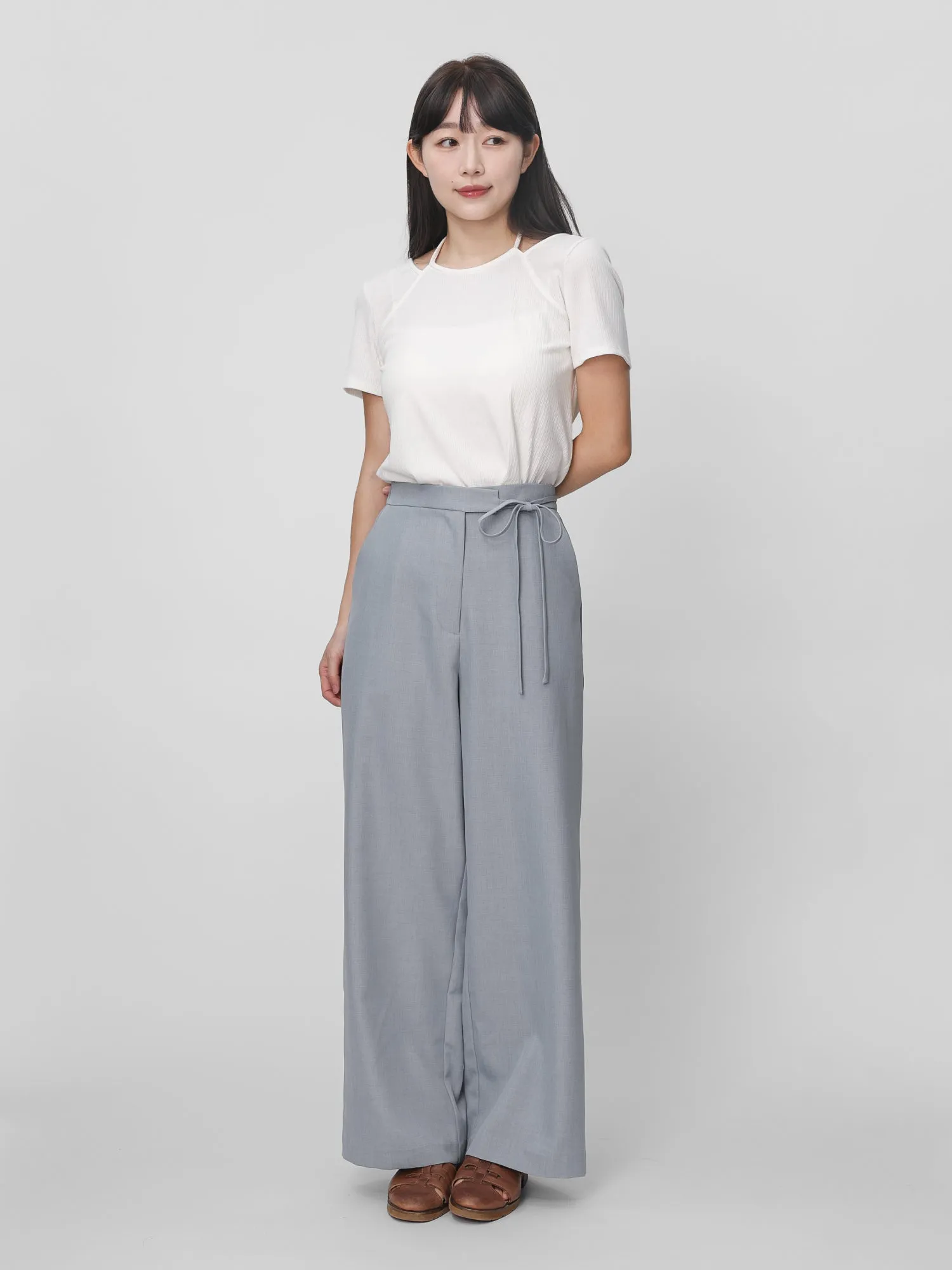 Oceane Side Tie Trousers