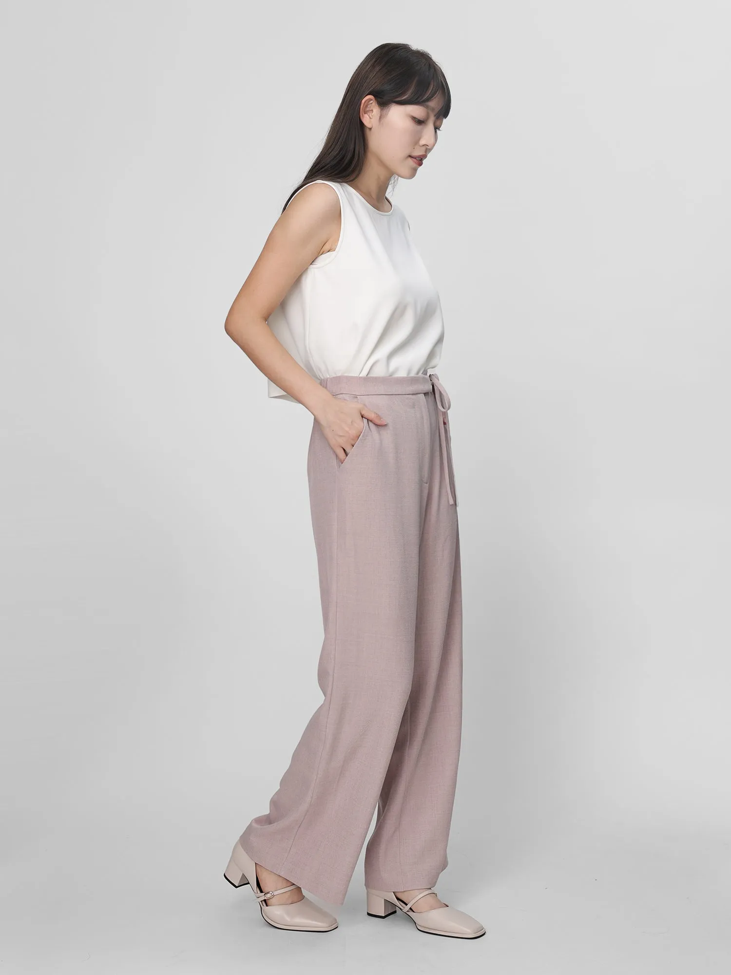 Oceane Side Tie Trousers