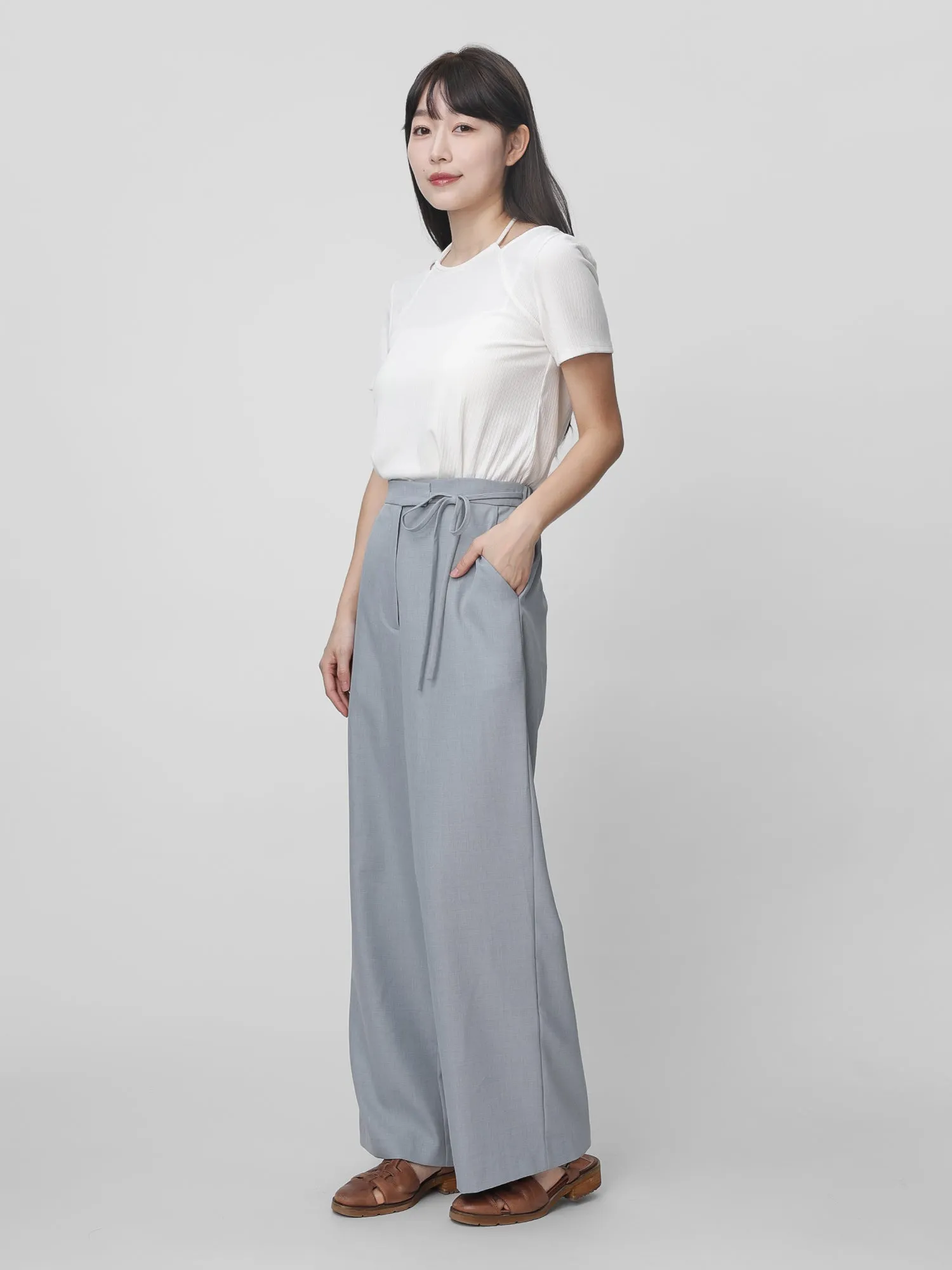 Oceane Side Tie Trousers