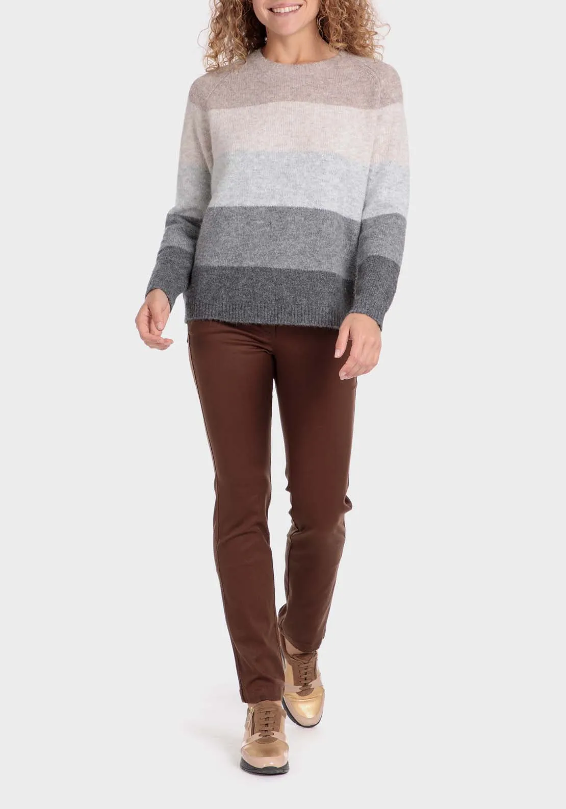 Ombré Sweater - Grey