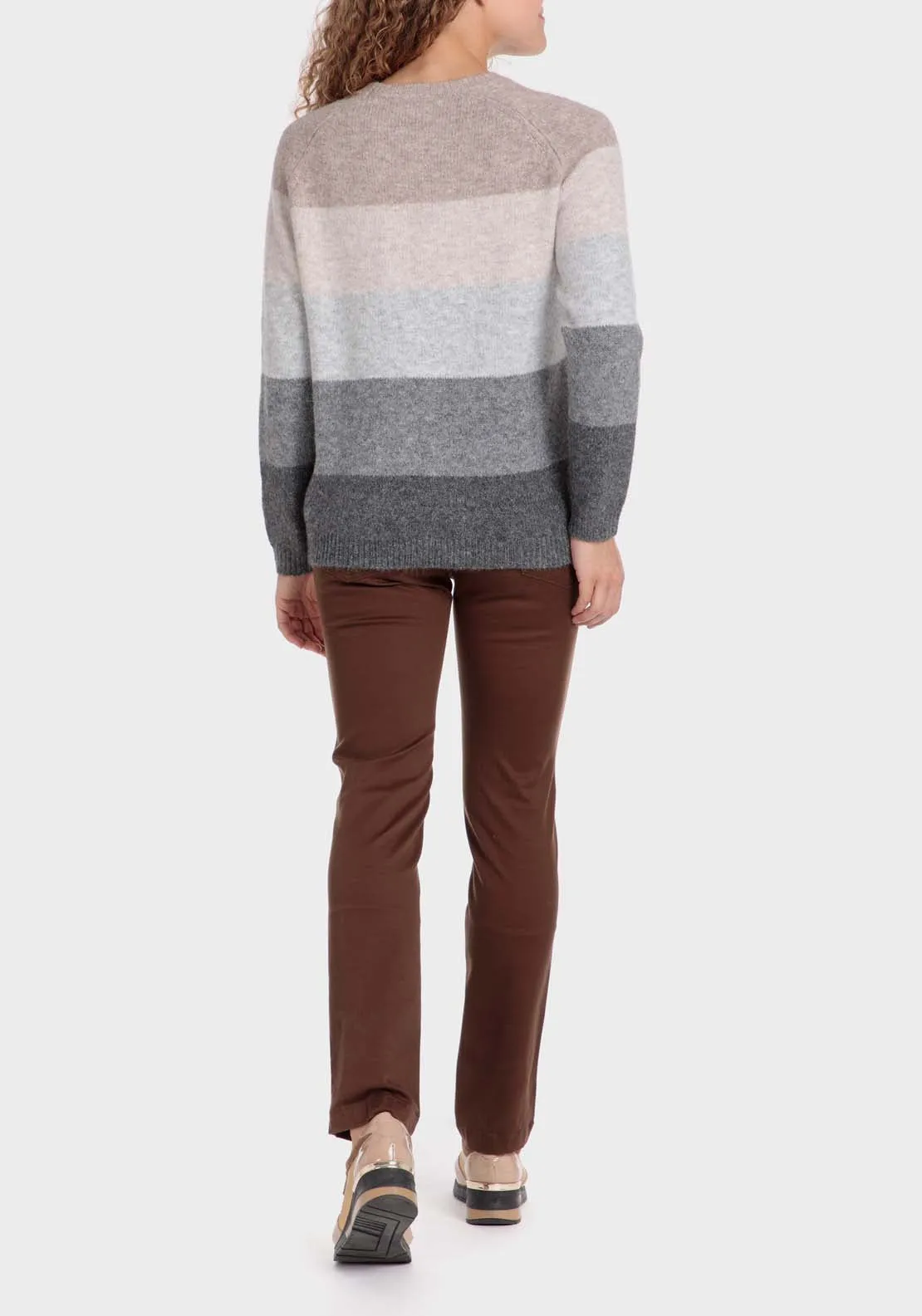 Ombré Sweater - Grey