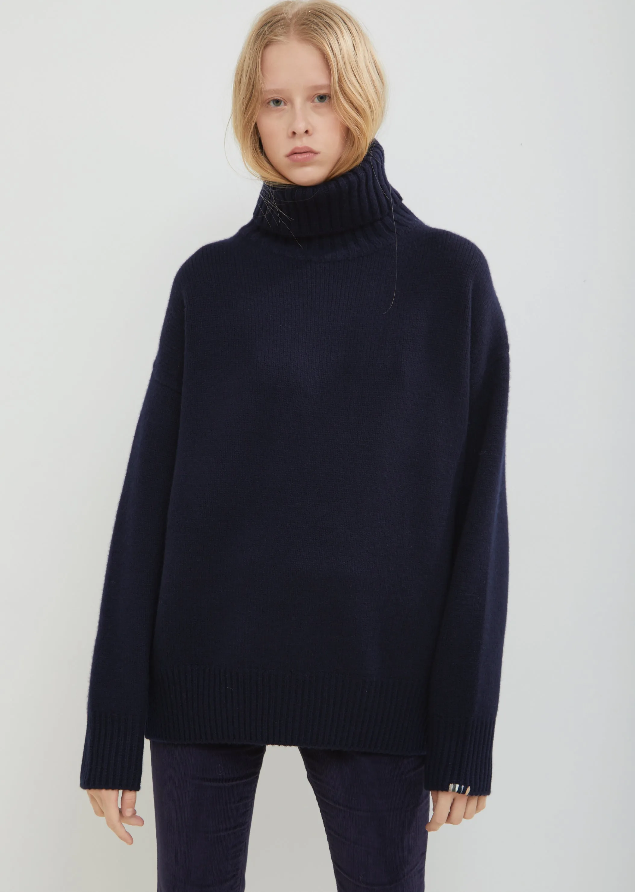 Oversize Xtra Cashmere Roll Neck Sweater