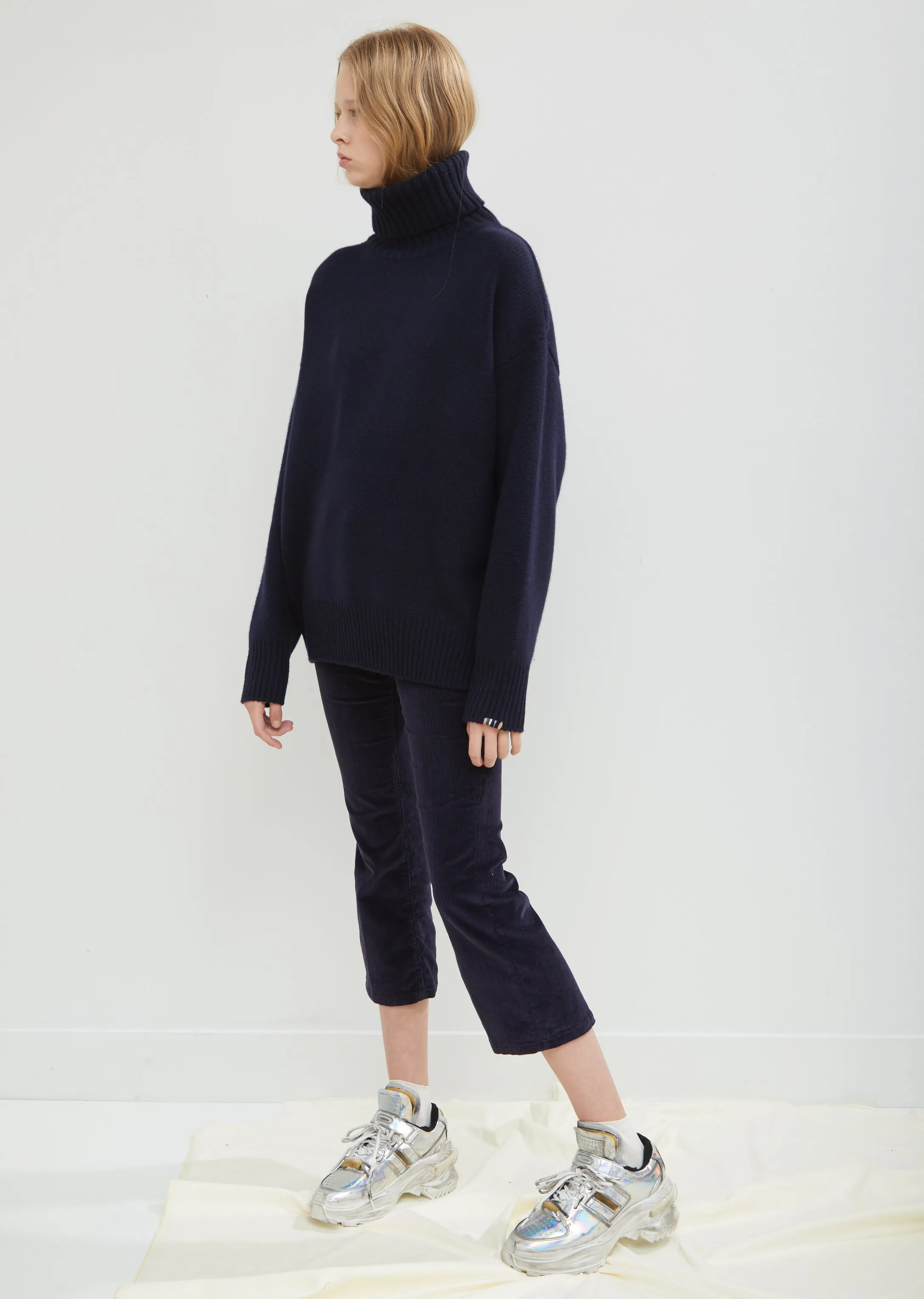 Oversize Xtra Cashmere Roll Neck Sweater