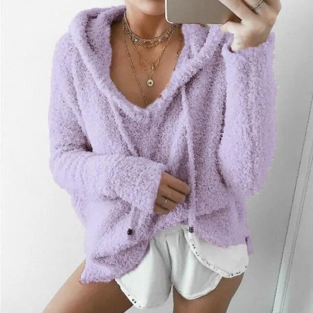 Oversized Fuzzy Hoodie