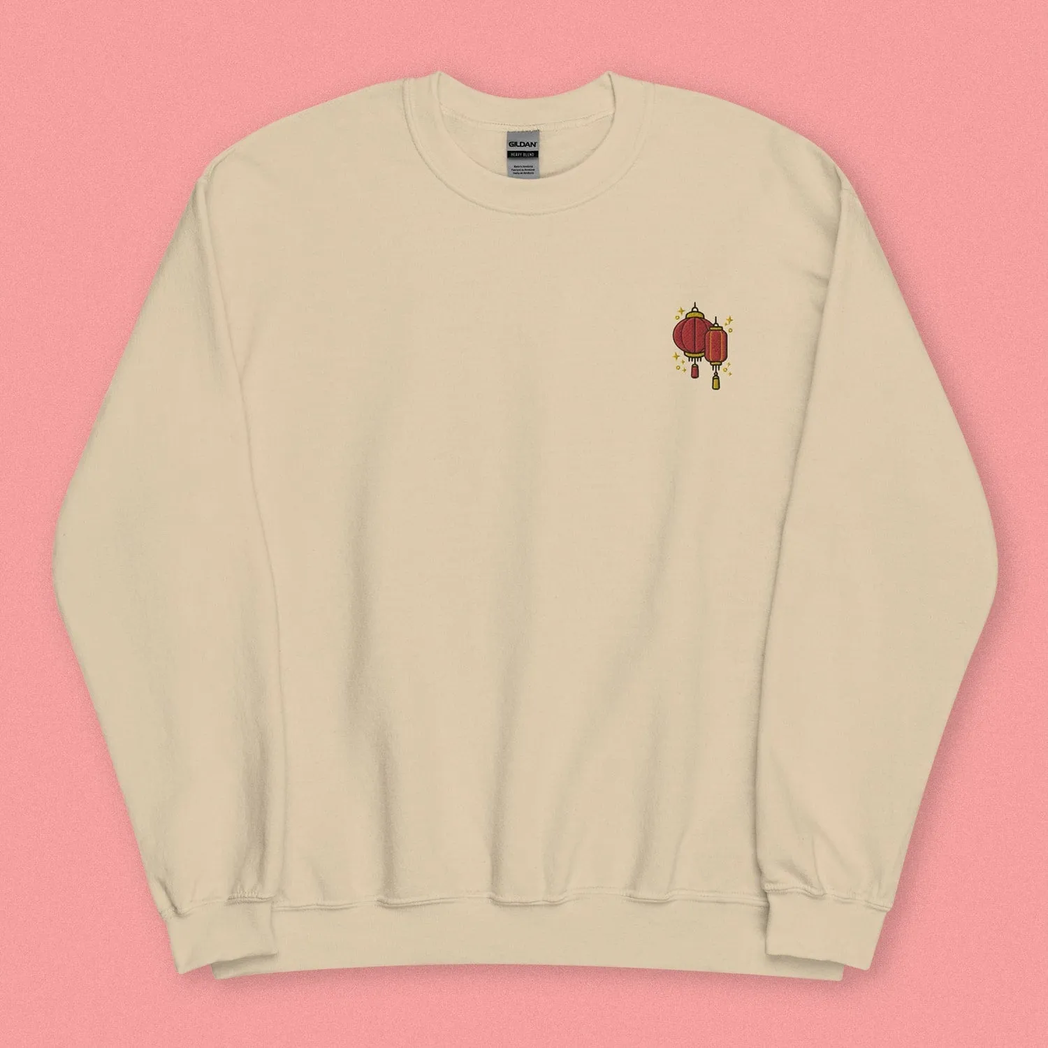 Paper Lantern Embroidered Sweatshirt