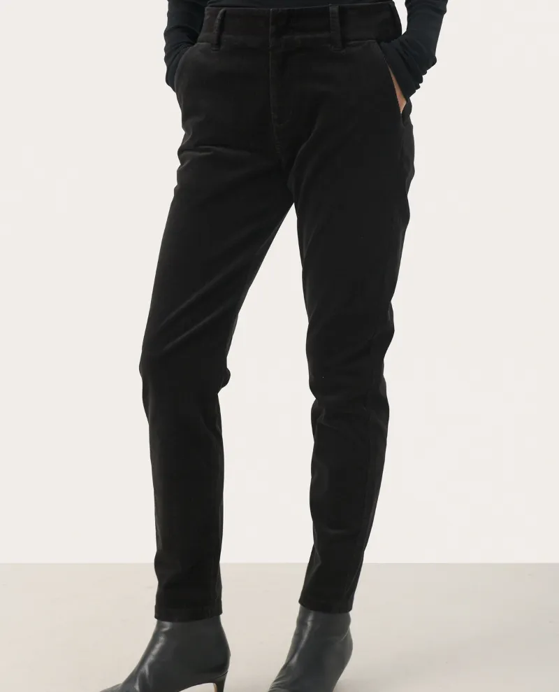 Part Two Soffysa Black Cord Trousers