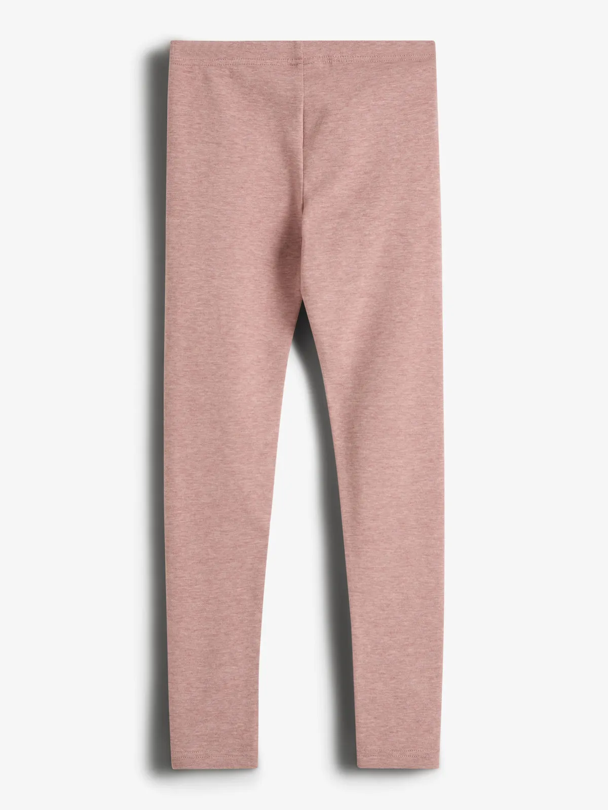 Plush Jersey Leggings - Kids - Dusty Rose Melange