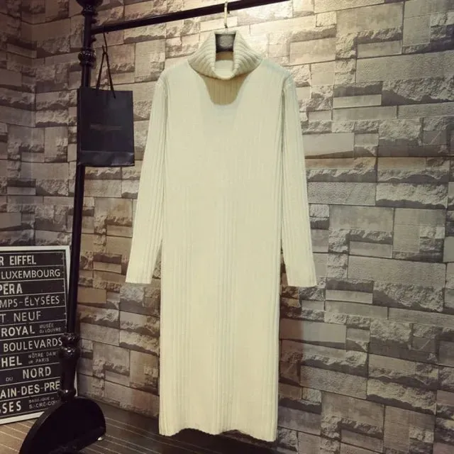 Pre Order:  Classic Casual Turtleneck Dress