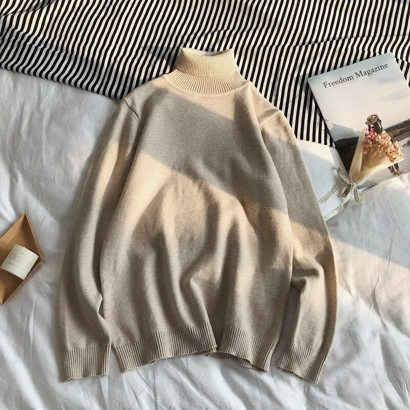 Pre Order:  Classic Turtleneck Knit Sweater