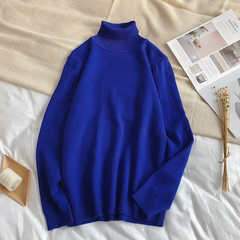 Pre Order:  Classic Turtleneck Knit Sweater