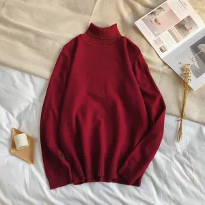 Pre Order:  Classic Turtleneck Knit Sweater