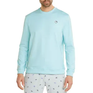 Puma AP CLOUDSPUN Golf Crewneck Sweater - Light Aqua