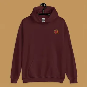 Red Envelope Embroidered Hoodie