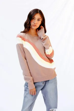 *Retro Stripe Sweater