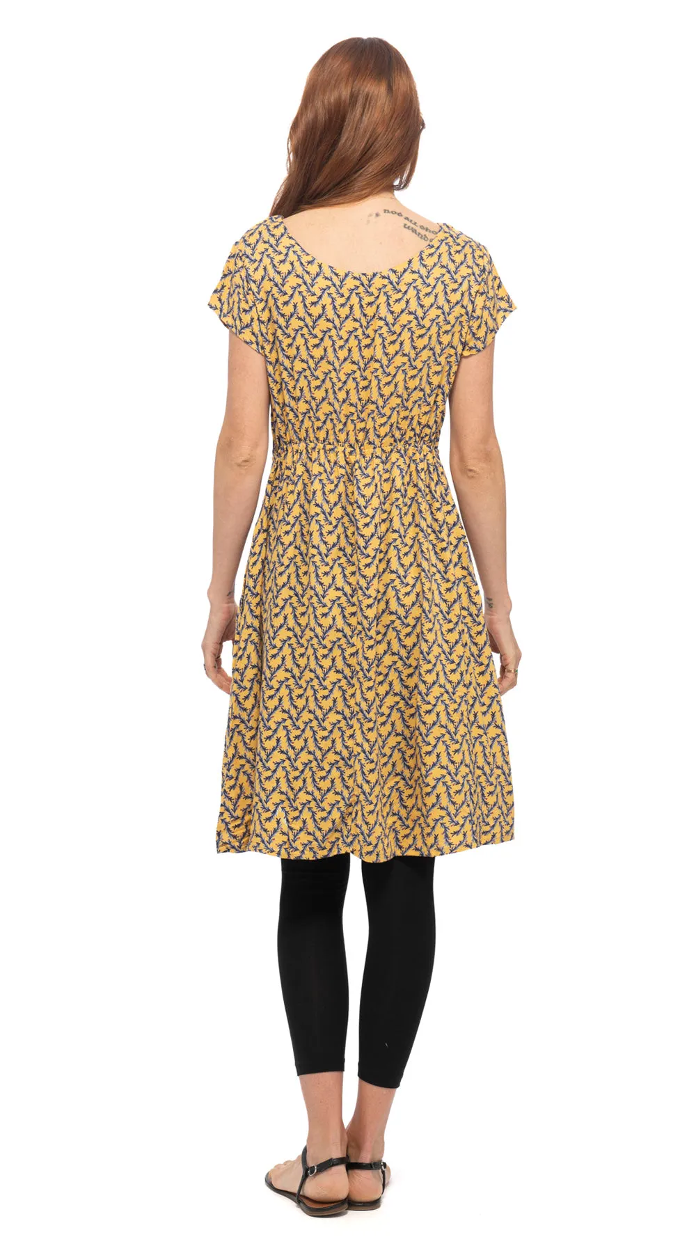 Robyn Dress - yellow - rayon