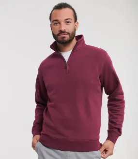 Russell Authentic Zip Neck Sweatshirt