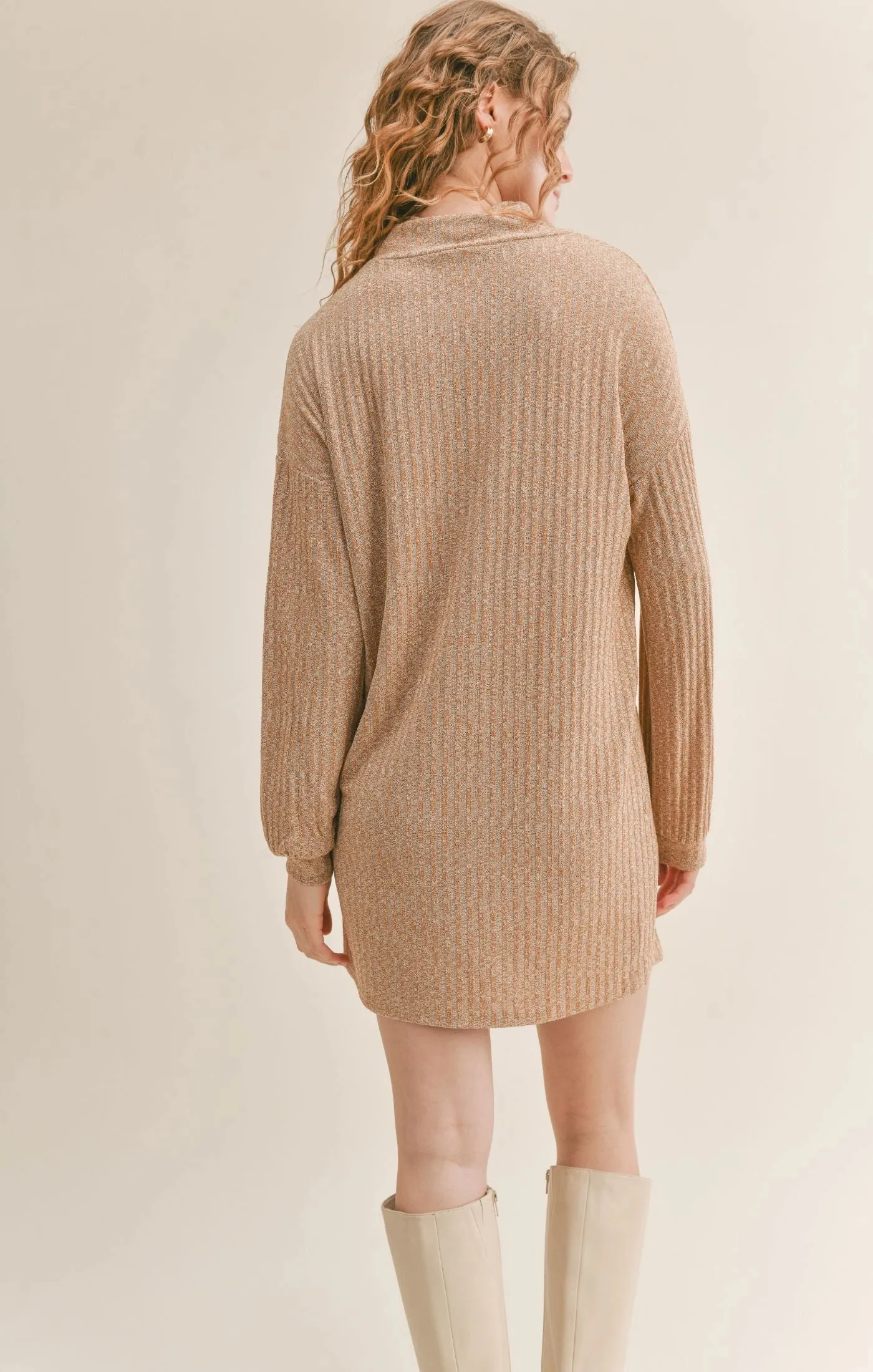 Sadie & Sage Jessa Turtleneck Mini Dress