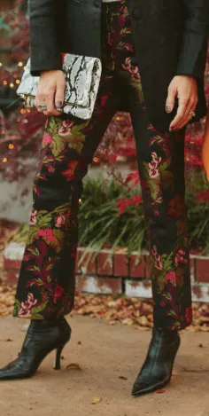 Seventy Floral Jacquard Trouser