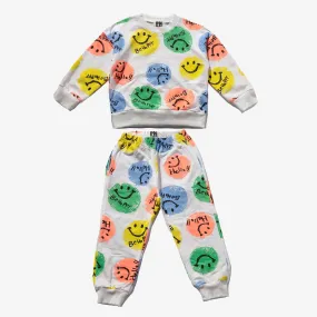 Smile sweatshirt & pants set for boys & girls