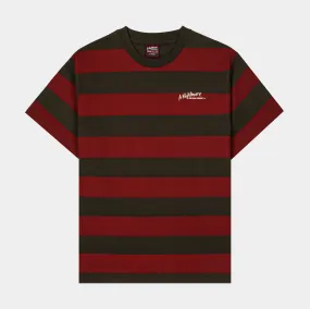 SP x Nightmare On Elm Street Sweater Mens Short Sleeve Shirt (Red/Olive)