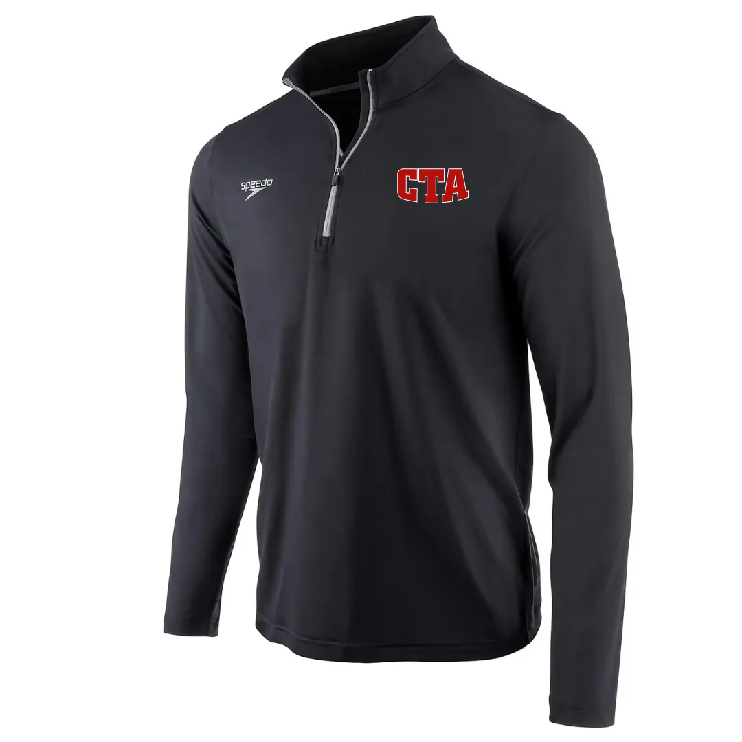 Speedo 1/4 Zip Fleece Sweatshirt (Customized) - Crimson Tide Aquatics