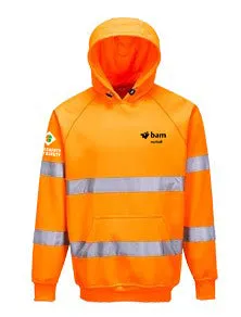 Taylor Woodrow/BAM JV Hi-Vis Hooded Sweatshirt