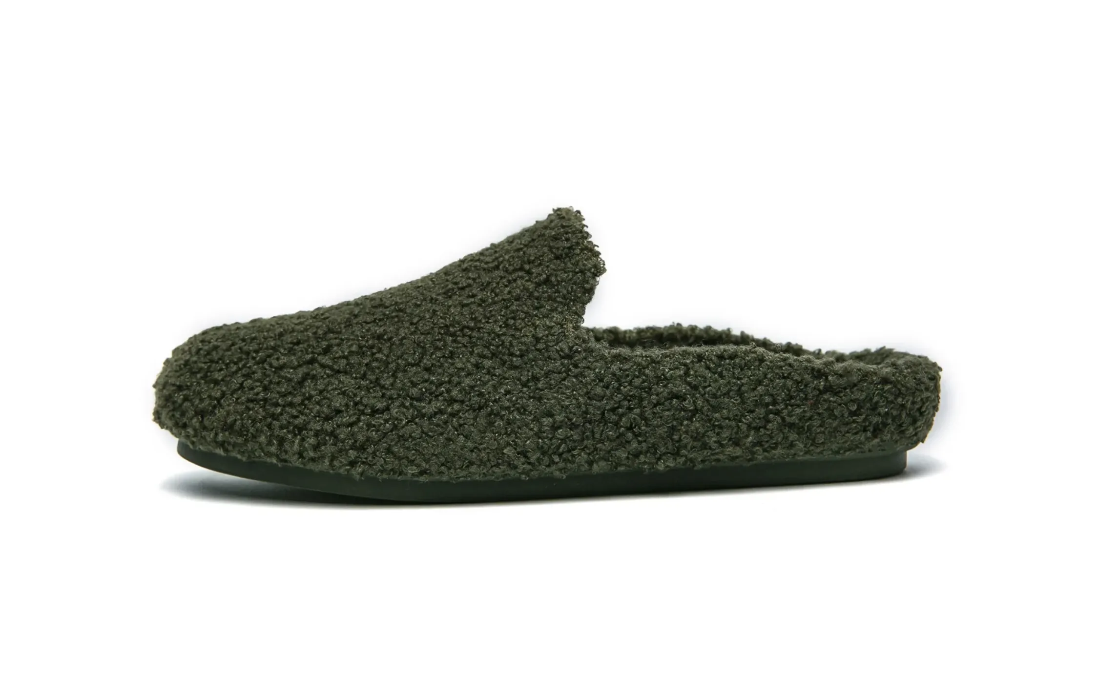 The Kush Indoor/Outdoor Sherpa Slides - Olive