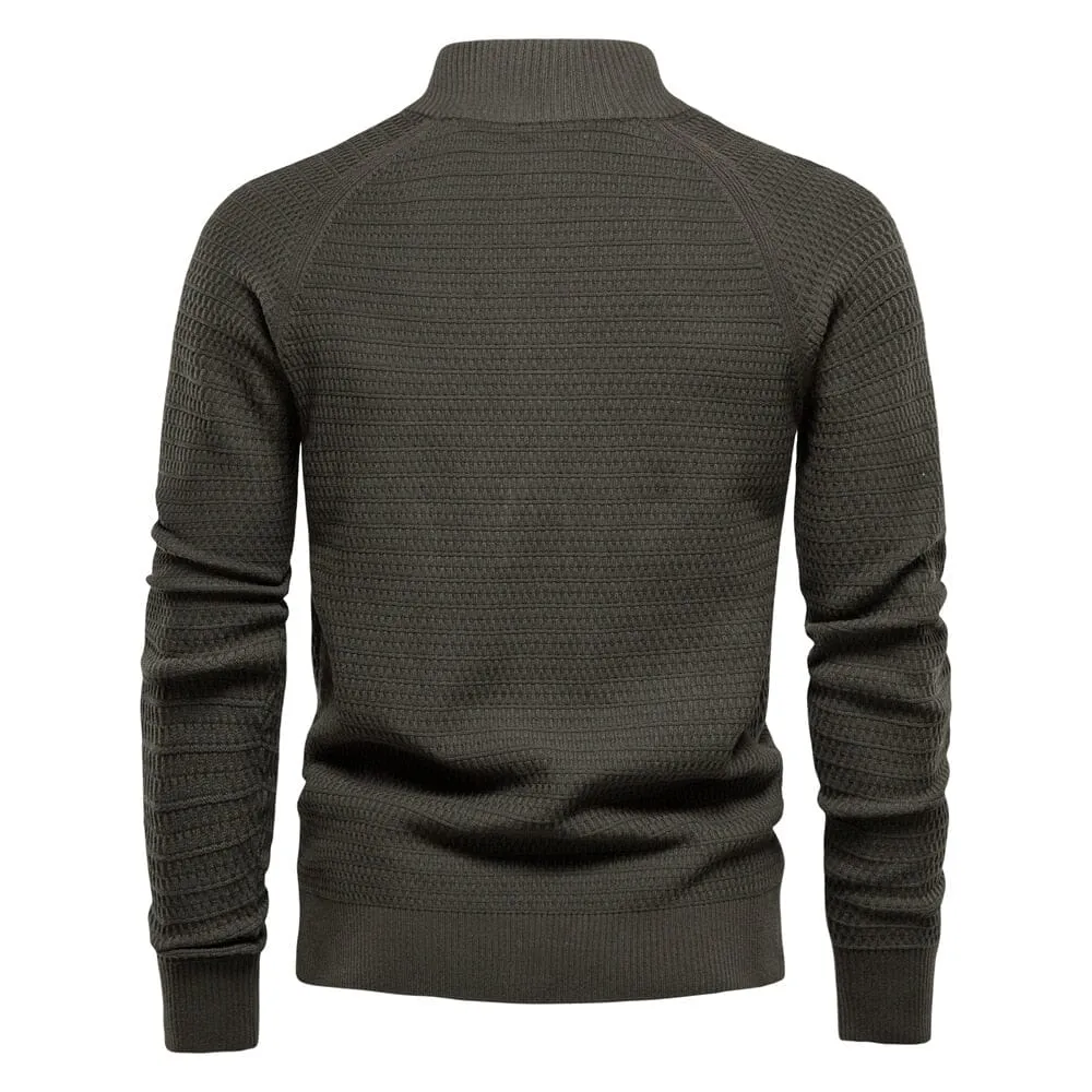 The Reuben Slim Fit Knitted Pullover Cardigan - Multiple Colors