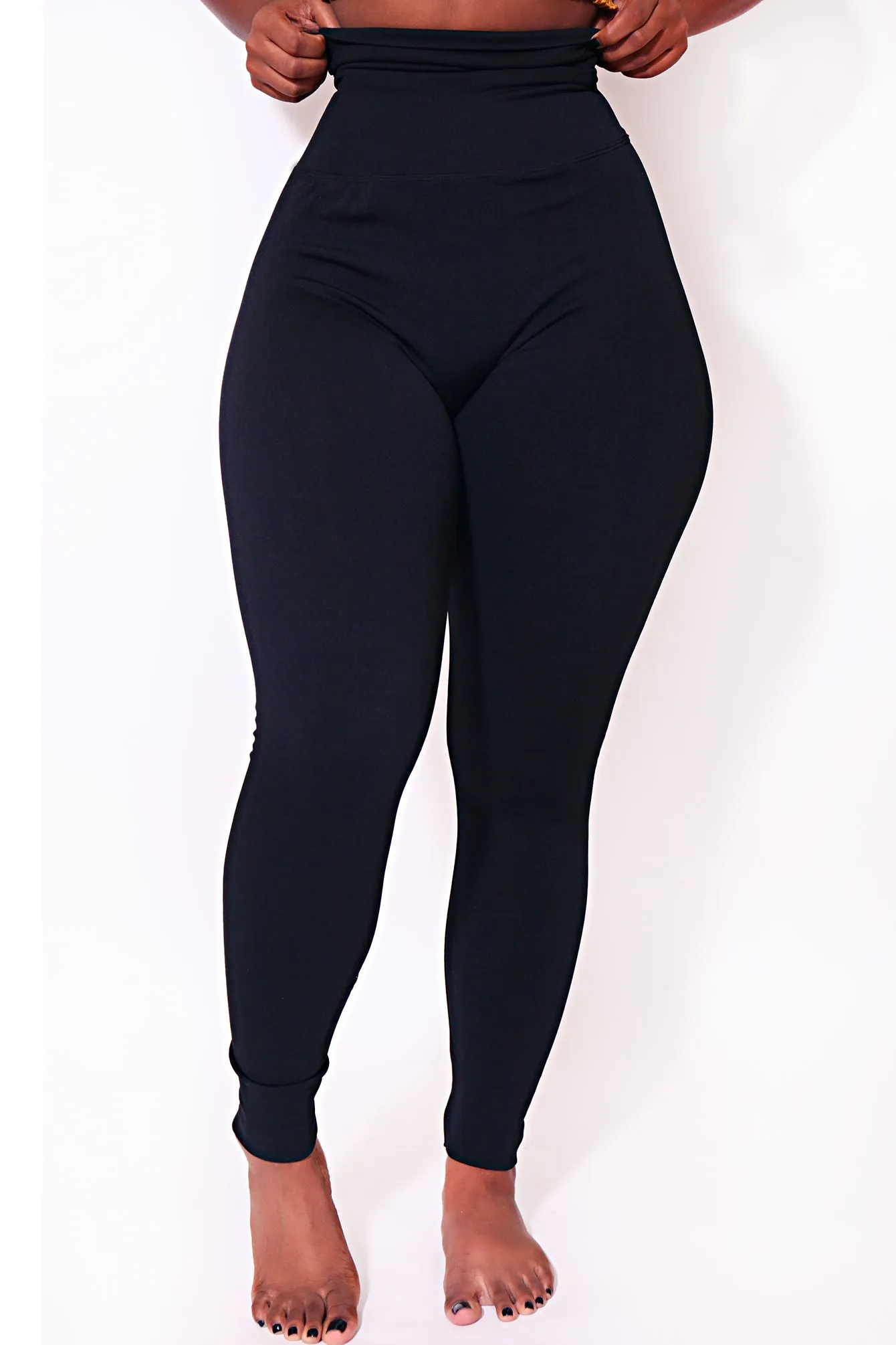 The Yoga Tummy Control Legging (chocolate)