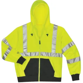 Tingley ANSI Class 3 Polyester Hooded Hi-Vis Sweatshirt