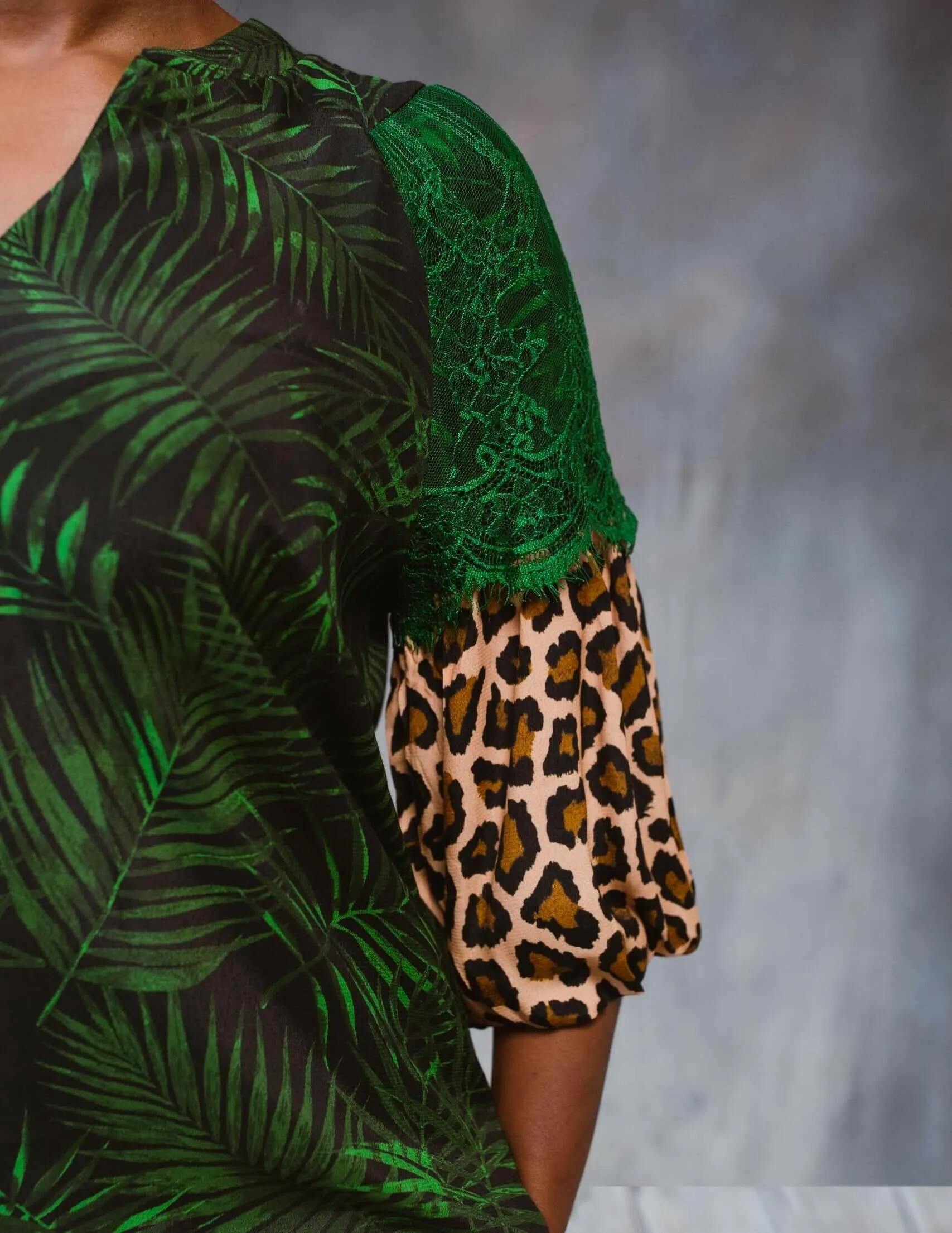 Tropical Print Top