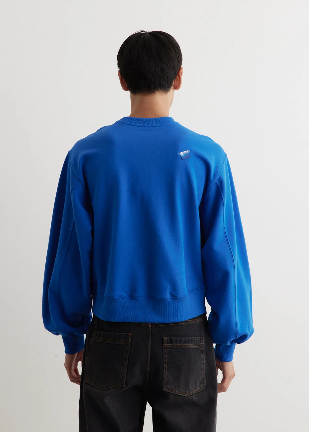 Tuck Neck Oversized Sweatshirt