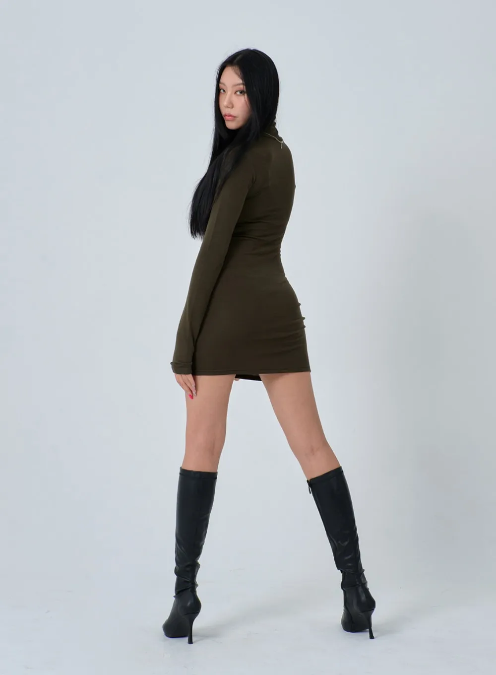 Turtleneck Mini Dress IN24