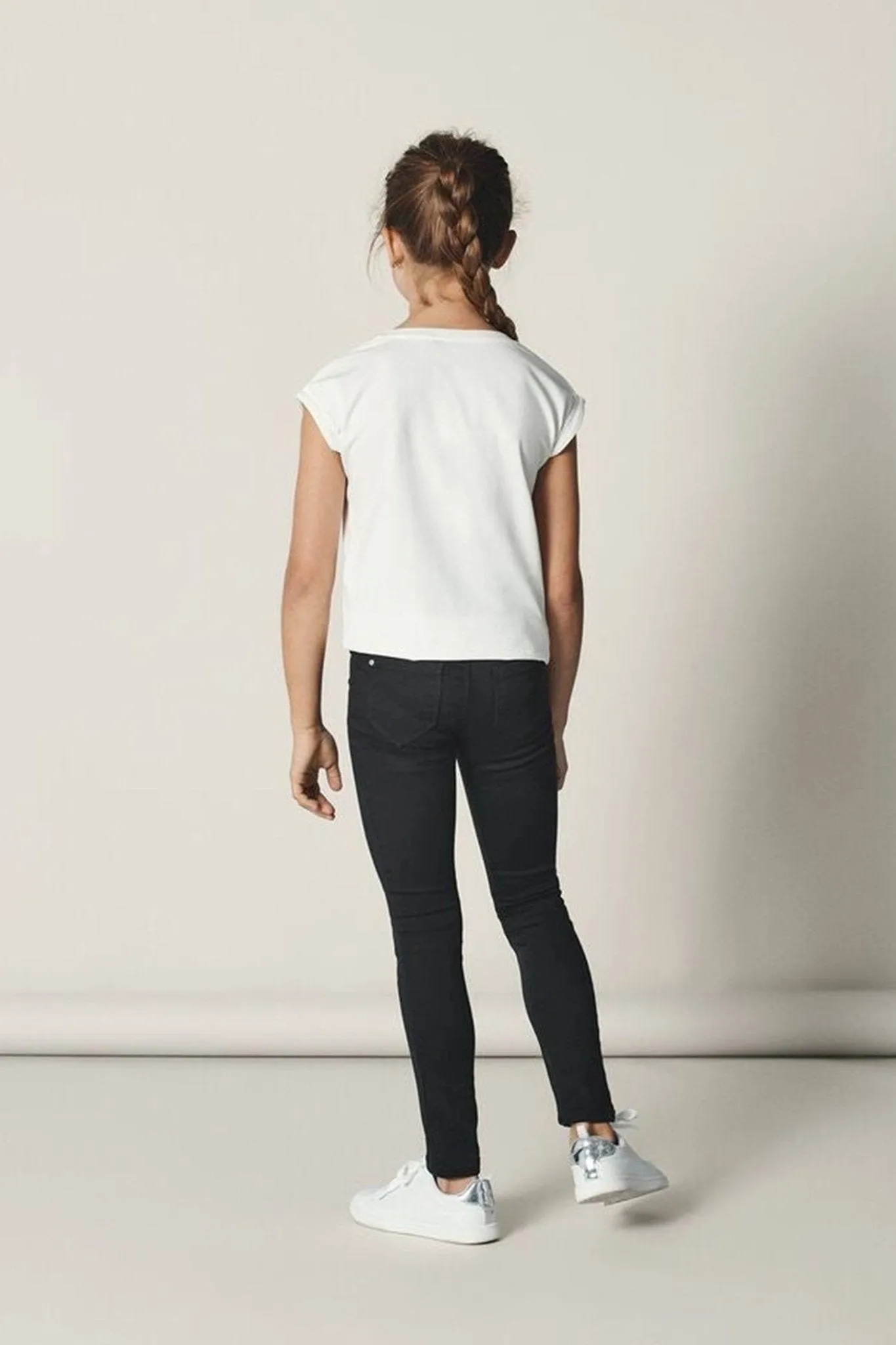 Twill Leggings - Black